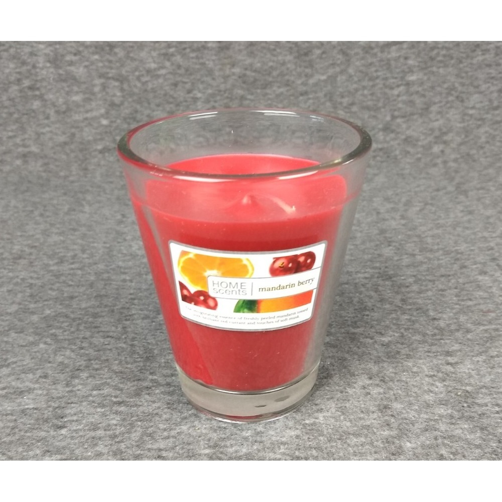 Chesapeake Bay Home Scents Candle Mandarin Berry Discontinued‎ Scent Glass NEW